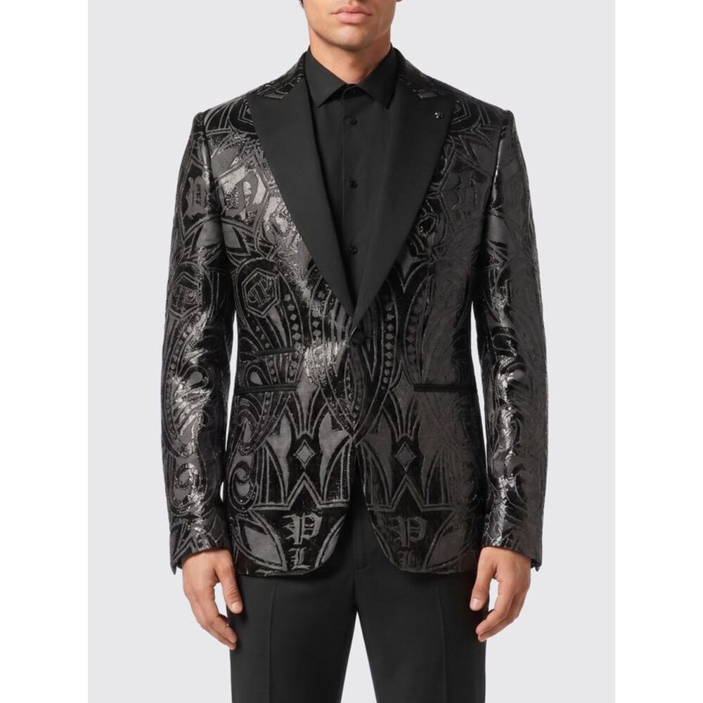 Philipp Plein Blazer Men Black